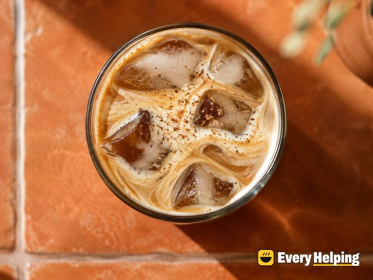 Vanilla Cardamom Eggnog Iced Coffee