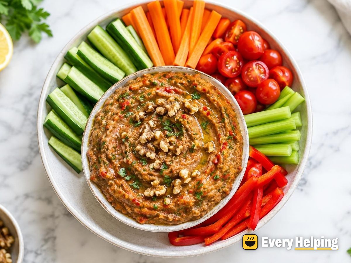 Smoky Roasted Eggplant Walnut Spread