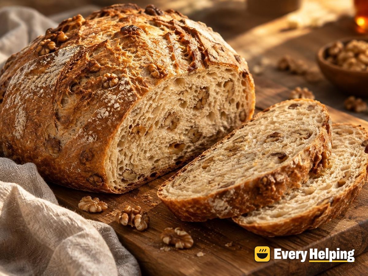 Soft Maple Walnut Country Sourdough Boule
