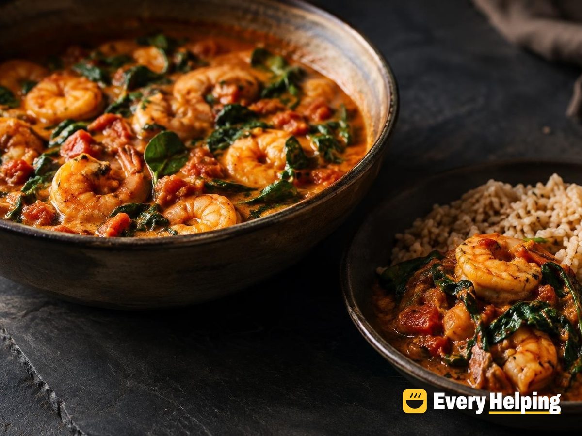 Goan-Style Shrimp Tomato Curry with Coconut