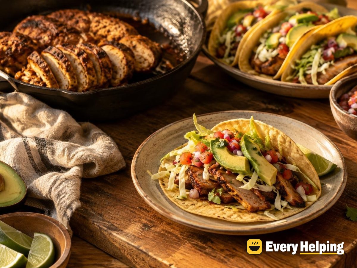 Chile-Lime Pork Tenderloin Soft Tacos