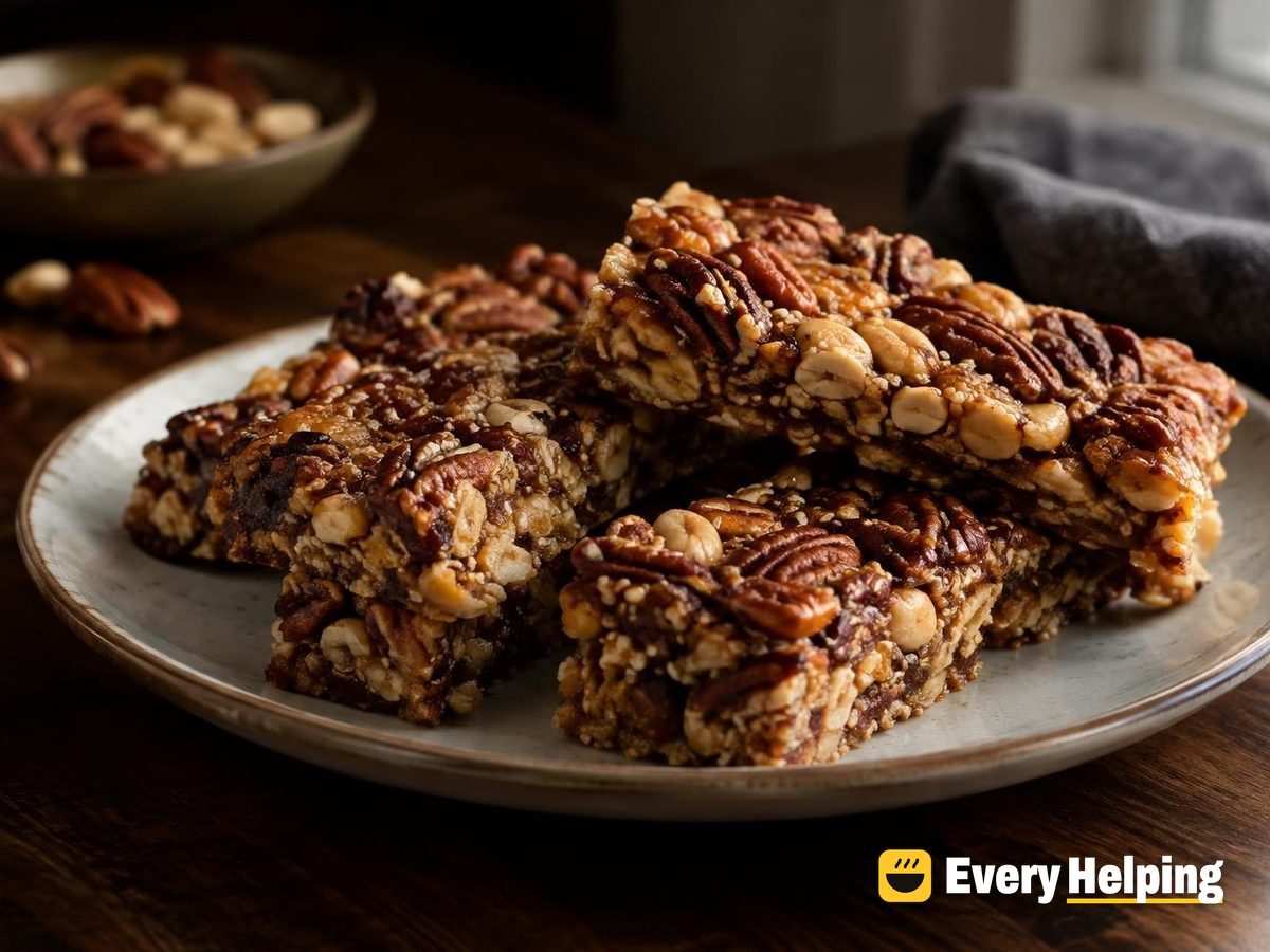 Toasted Pecan Cinnamon Crunch Bars