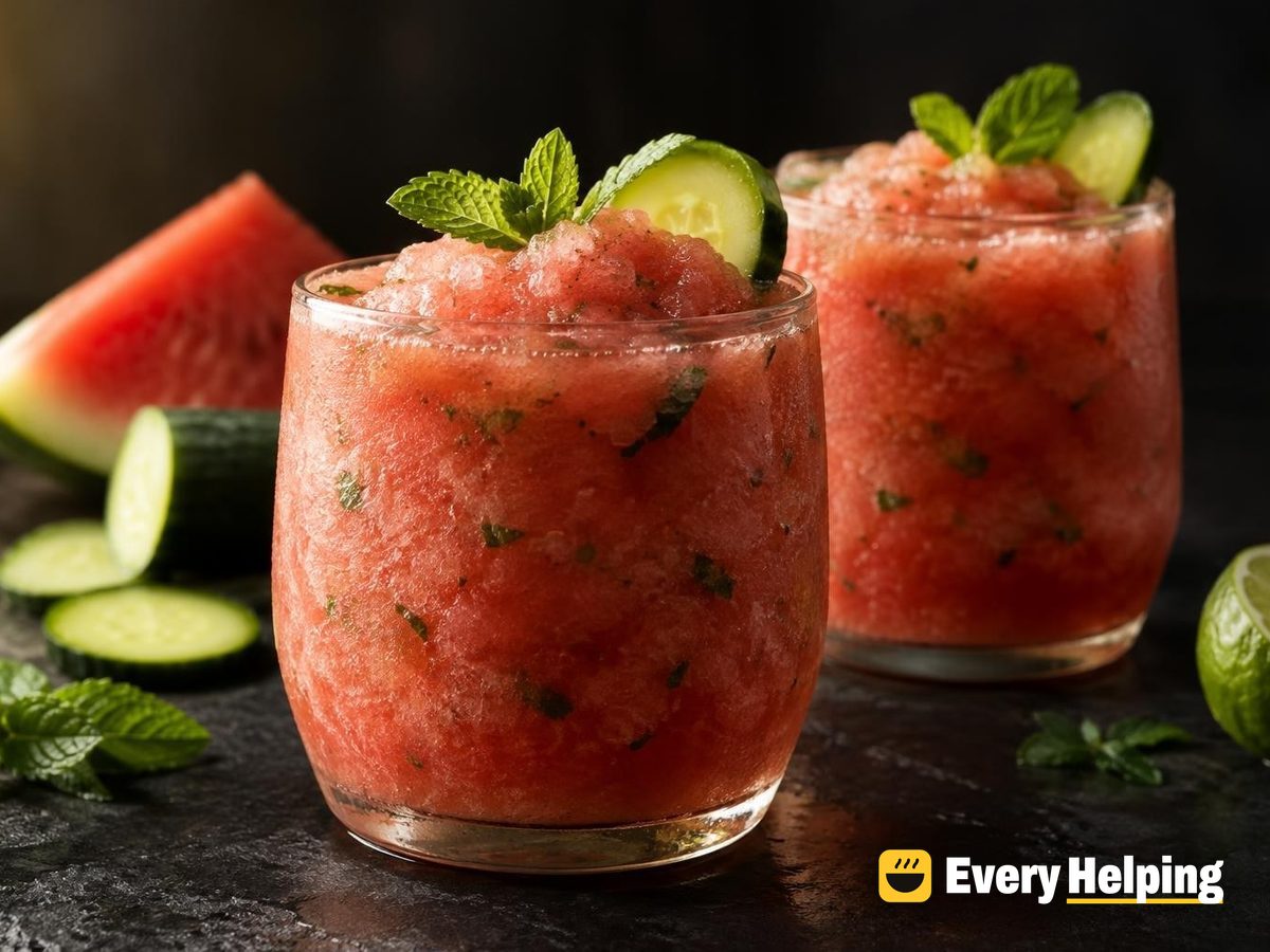 Watermelon Cucumber Mint Slush
