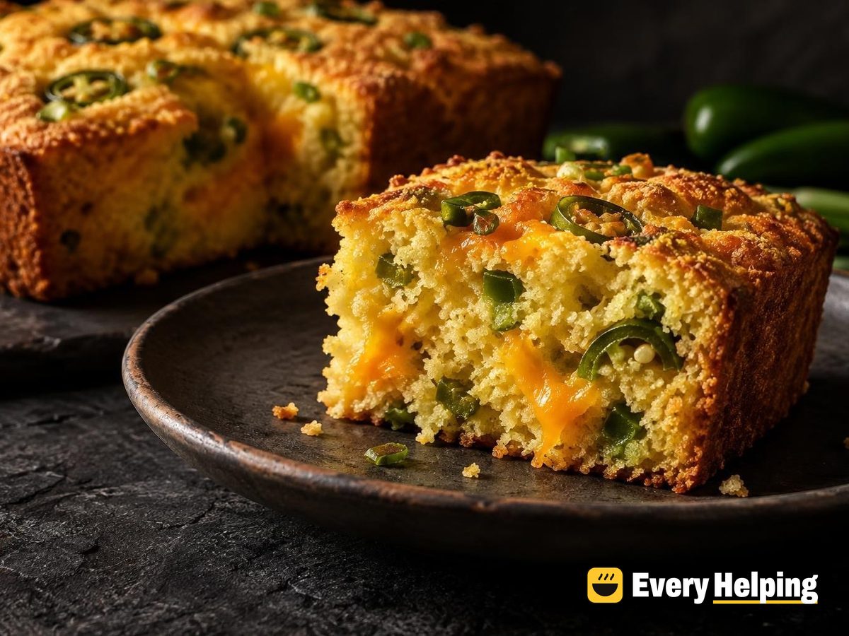 Cheddar Jalapeño Buttermilk Cornbread Loaf