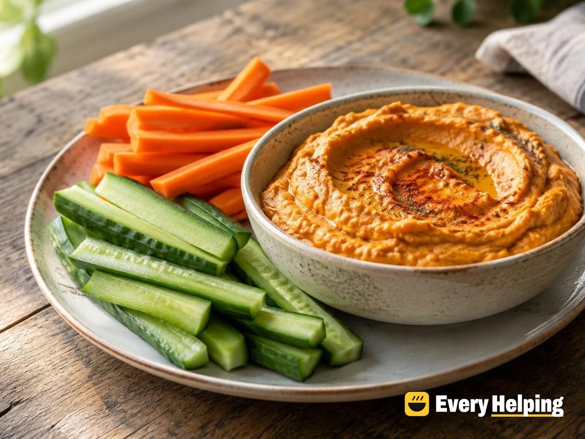 Smoky Roasted Sweet Potato and White Bean Dip