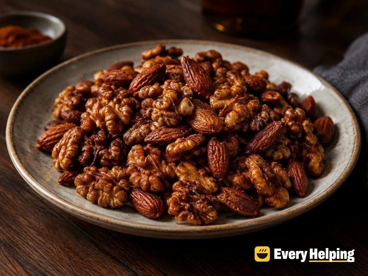 Cumin-Spiced Roasted Walnuts and Almonds