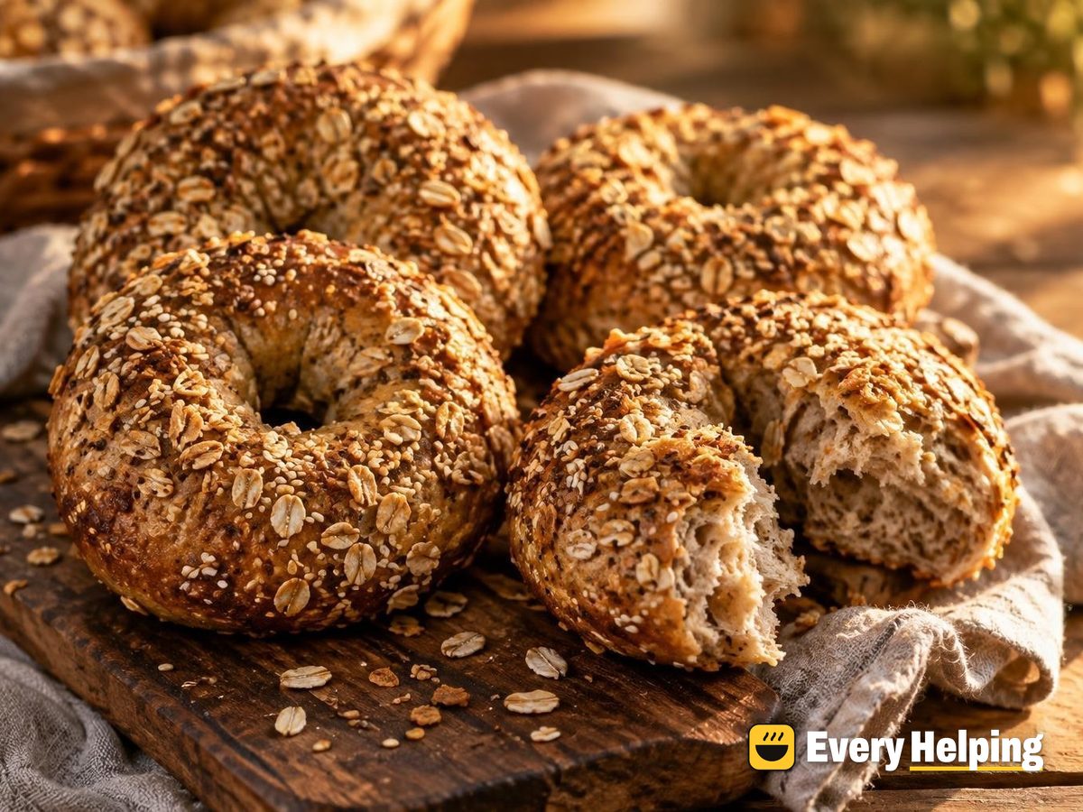 Spelt Oat Everything Bagels