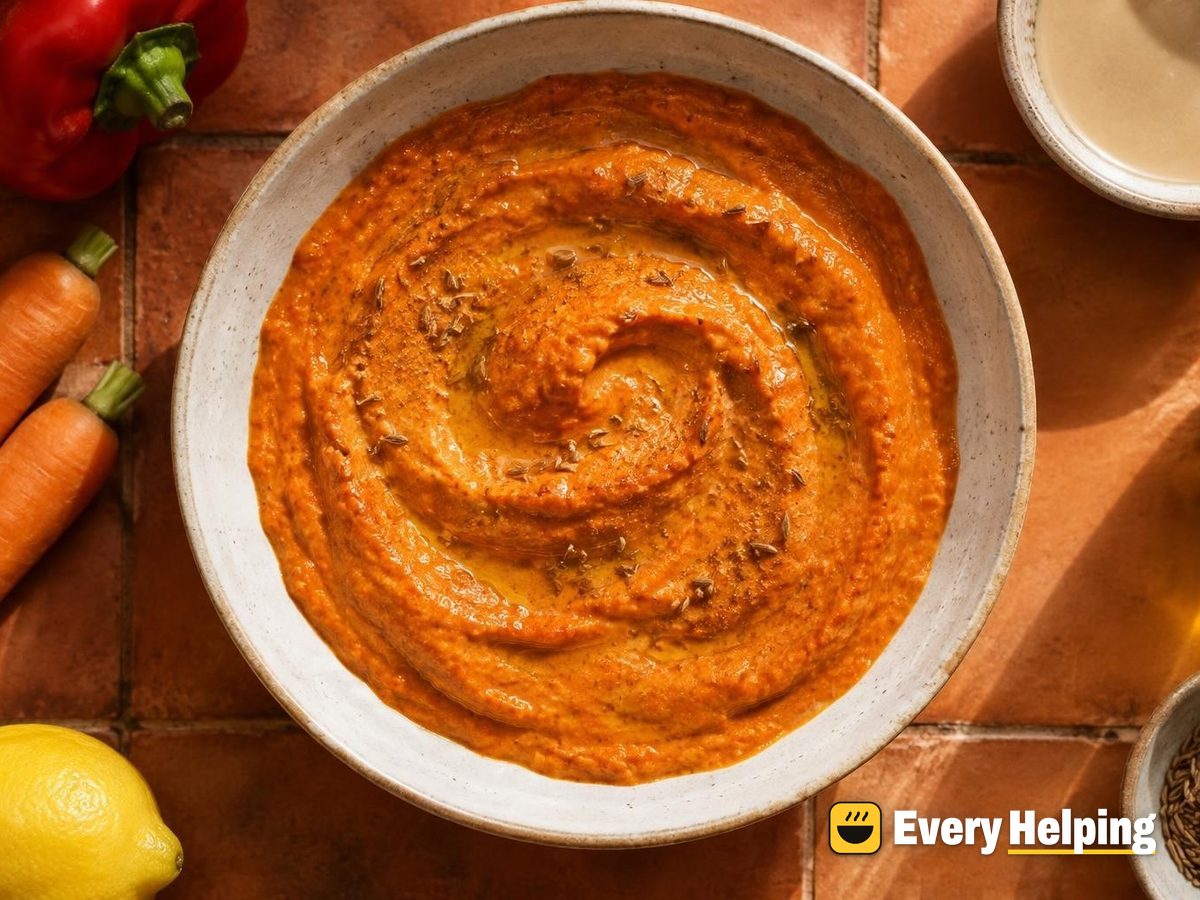 Smoky Roasted Pepper Tahini Sauce