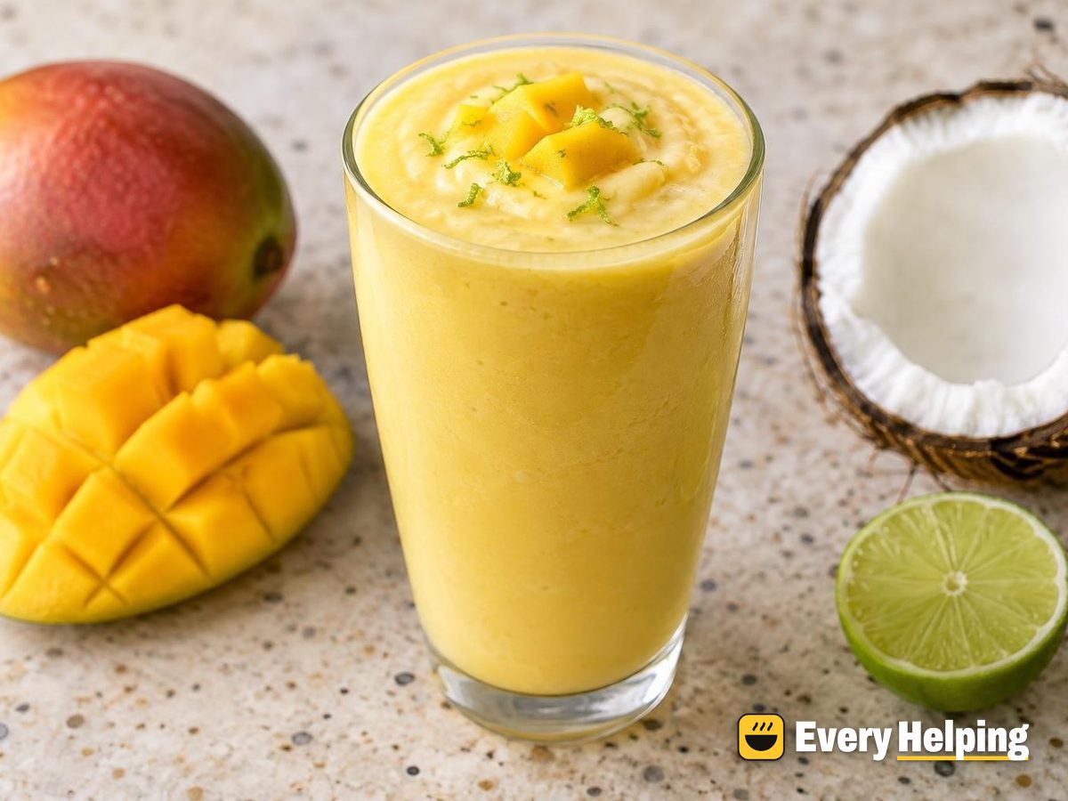 Creamy Coconut Mango Lassi