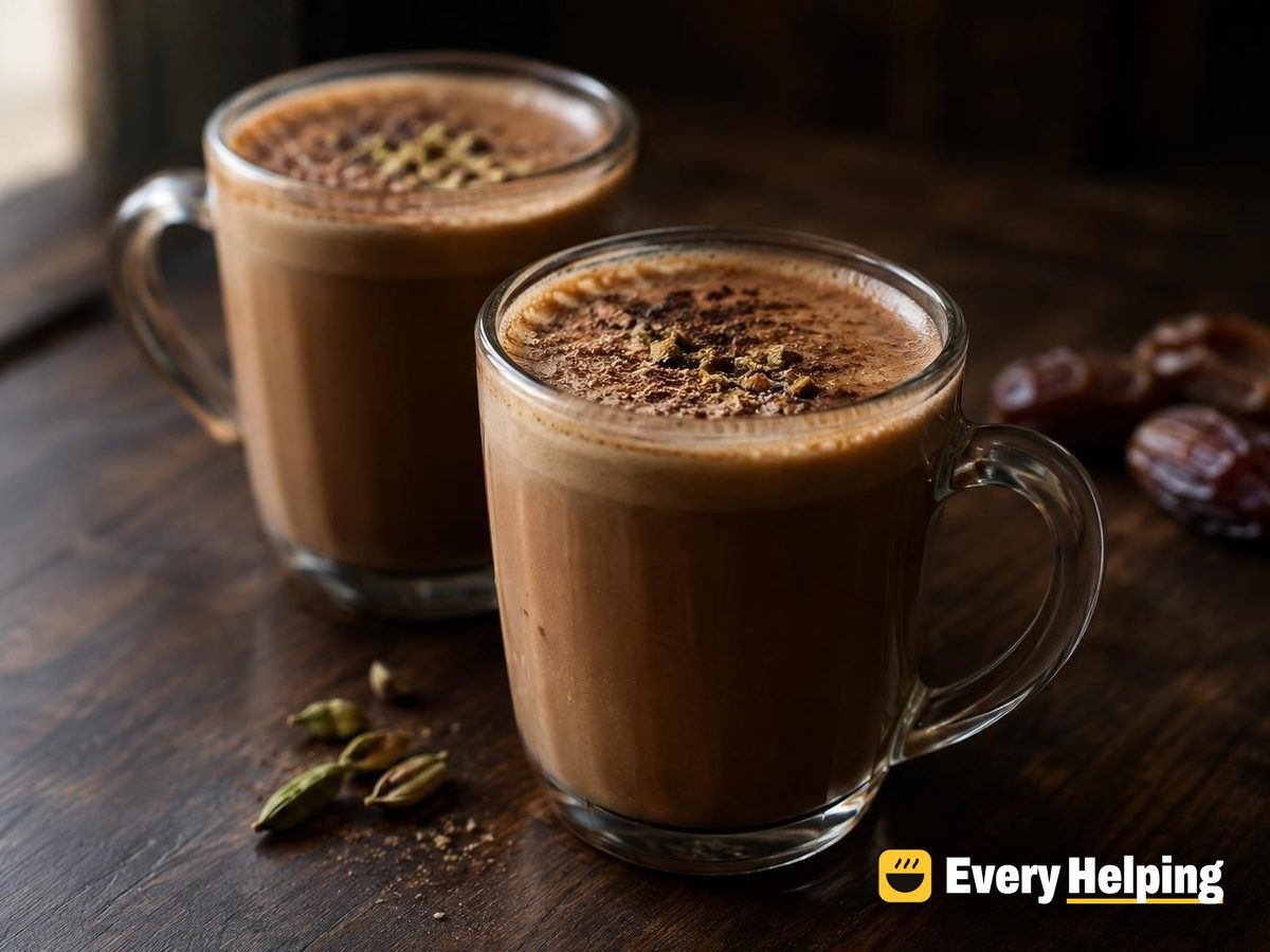 Cardamom Date Soy Mocha Latte