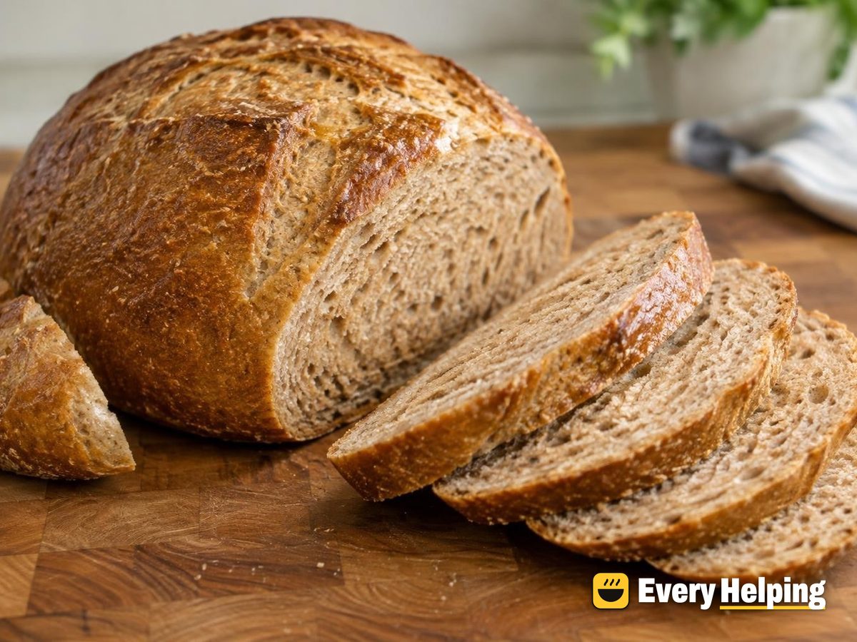 Soft Whole Wheat Country Sourdough Boule
