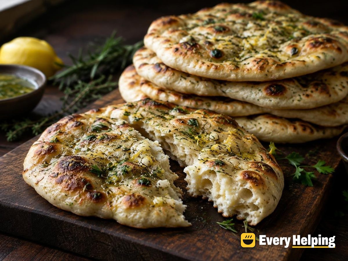 Rosemary-Thyme Buttermilk Skillet Flatbreads