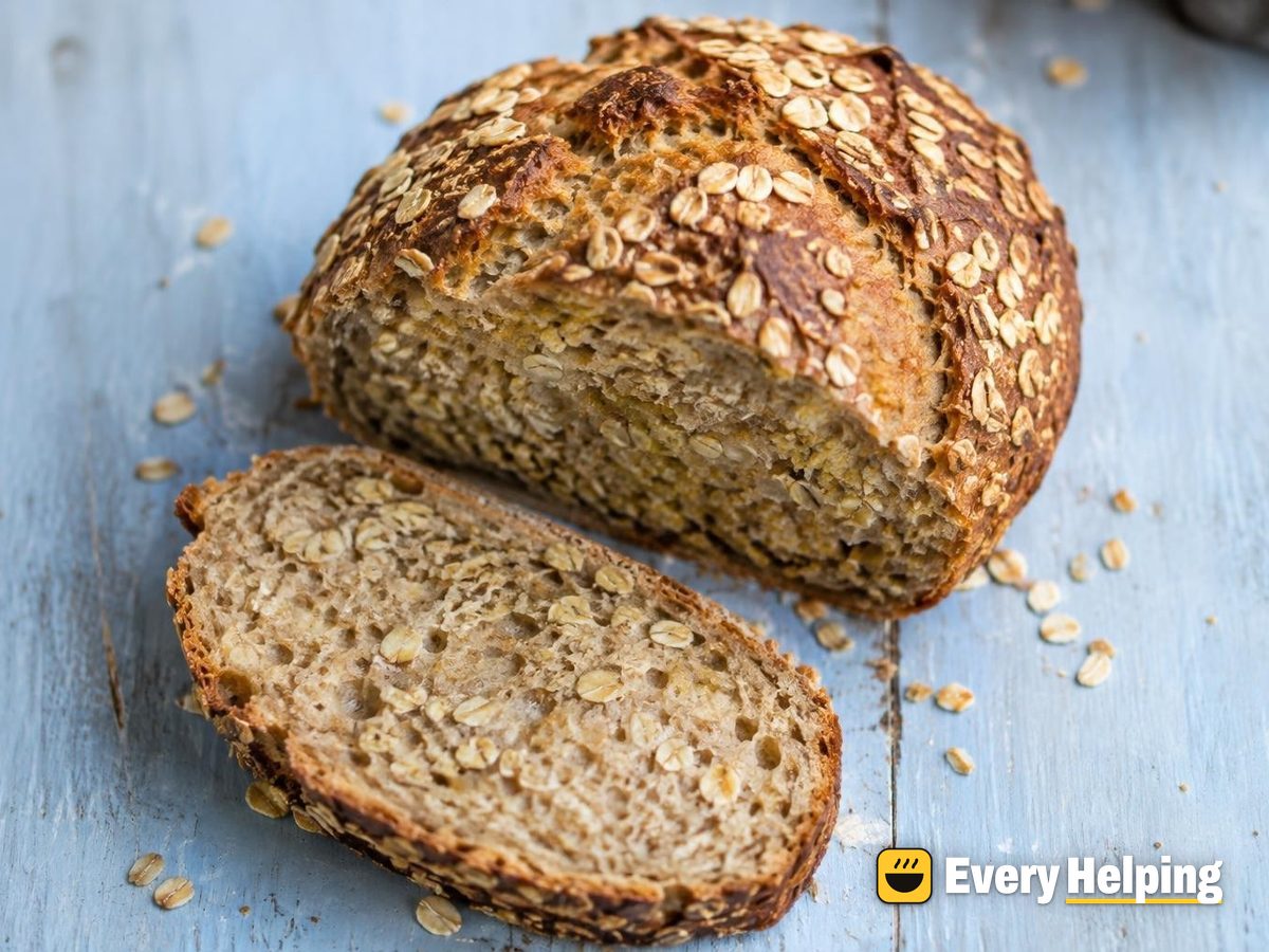 Crackly Oat Porridge Boule