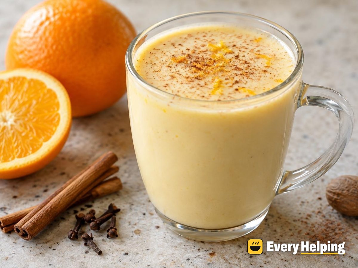 Warm Orange Spice Eggnog