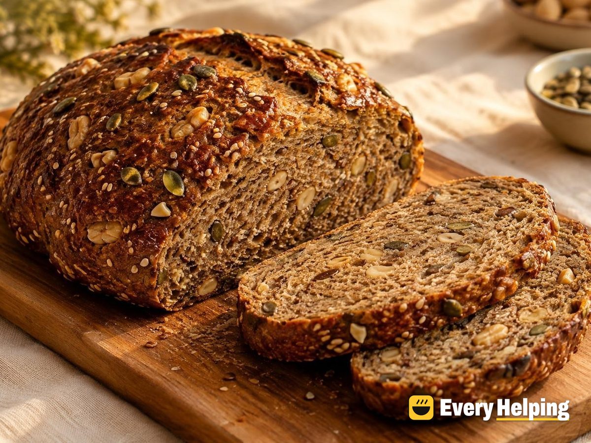 Peanut and Seed Rye Boule