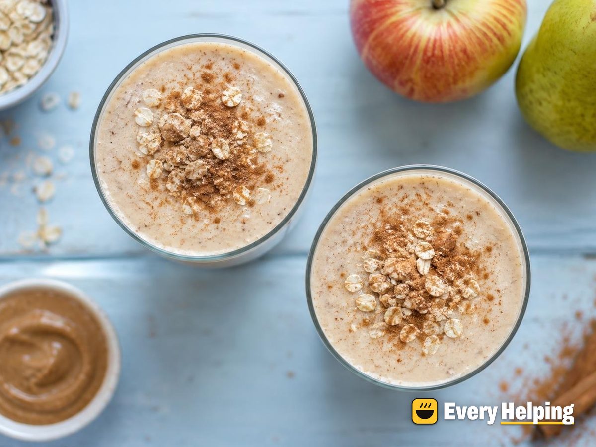 Spiced Apple Pear Pie Smoothie
