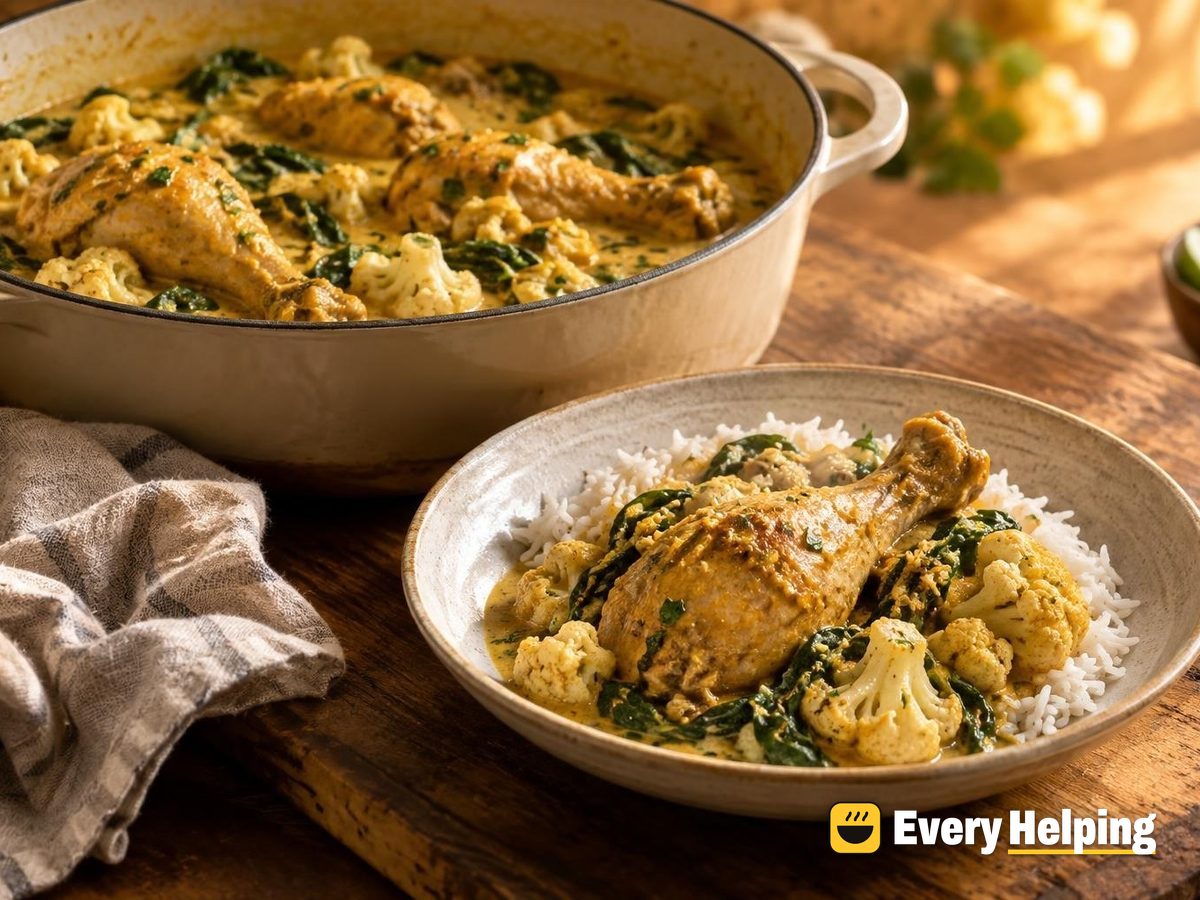 Peanut Coconut Chicken Drumstick Curry