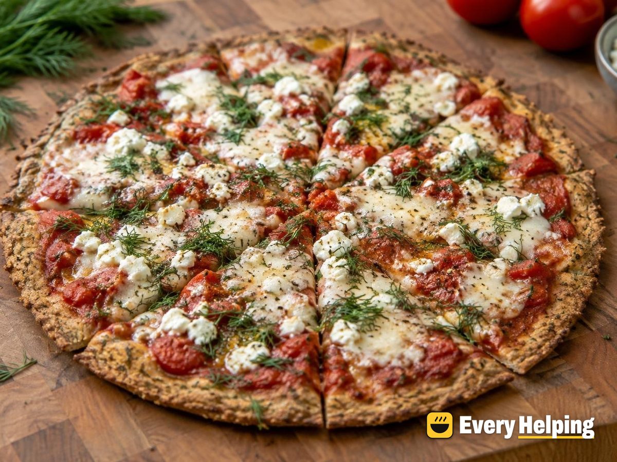 Same-Day Rye-Dill Pizzas with Fresh Tomato Sauce