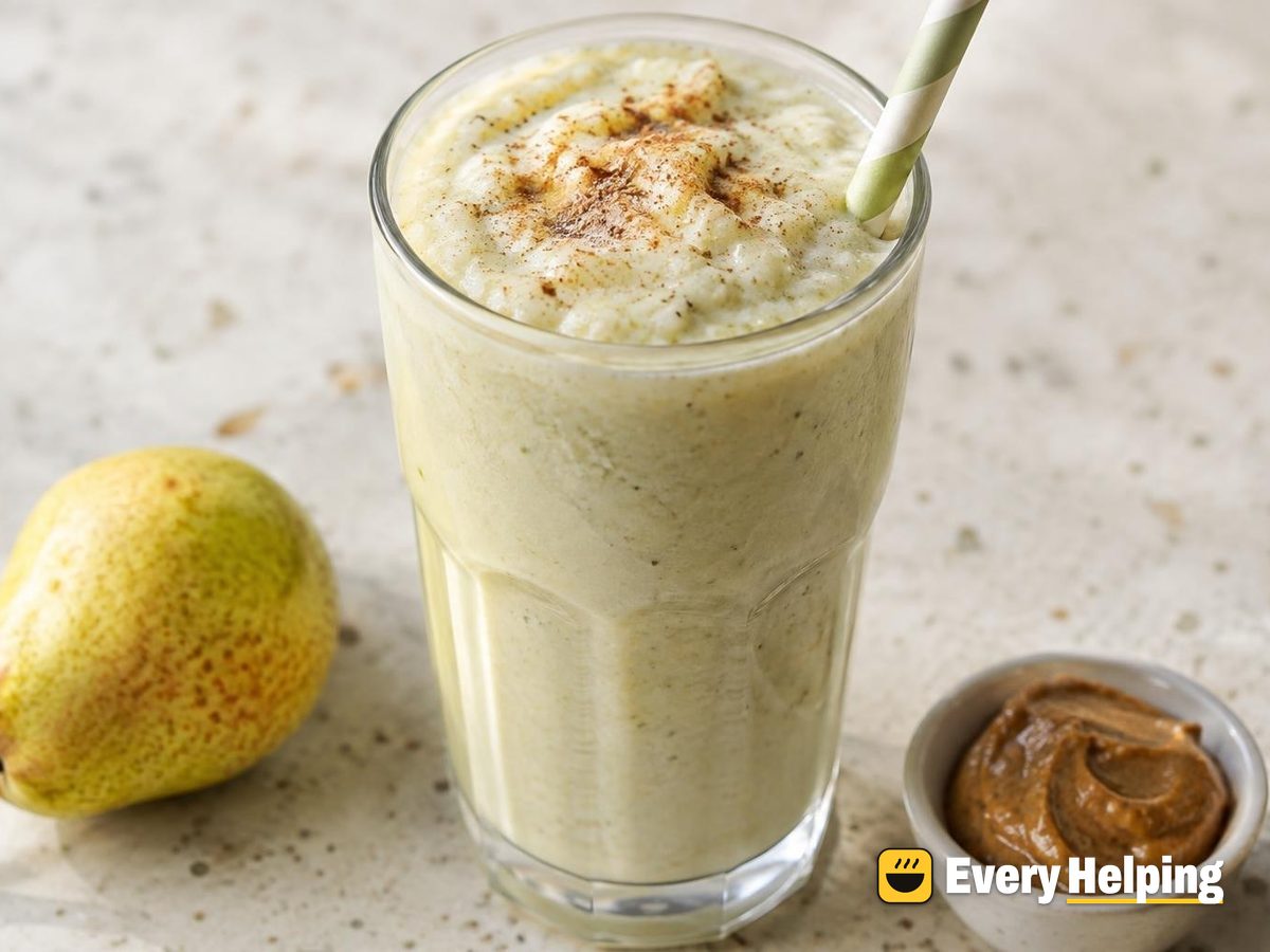 Blended Pear Green Tea Chai Latte
