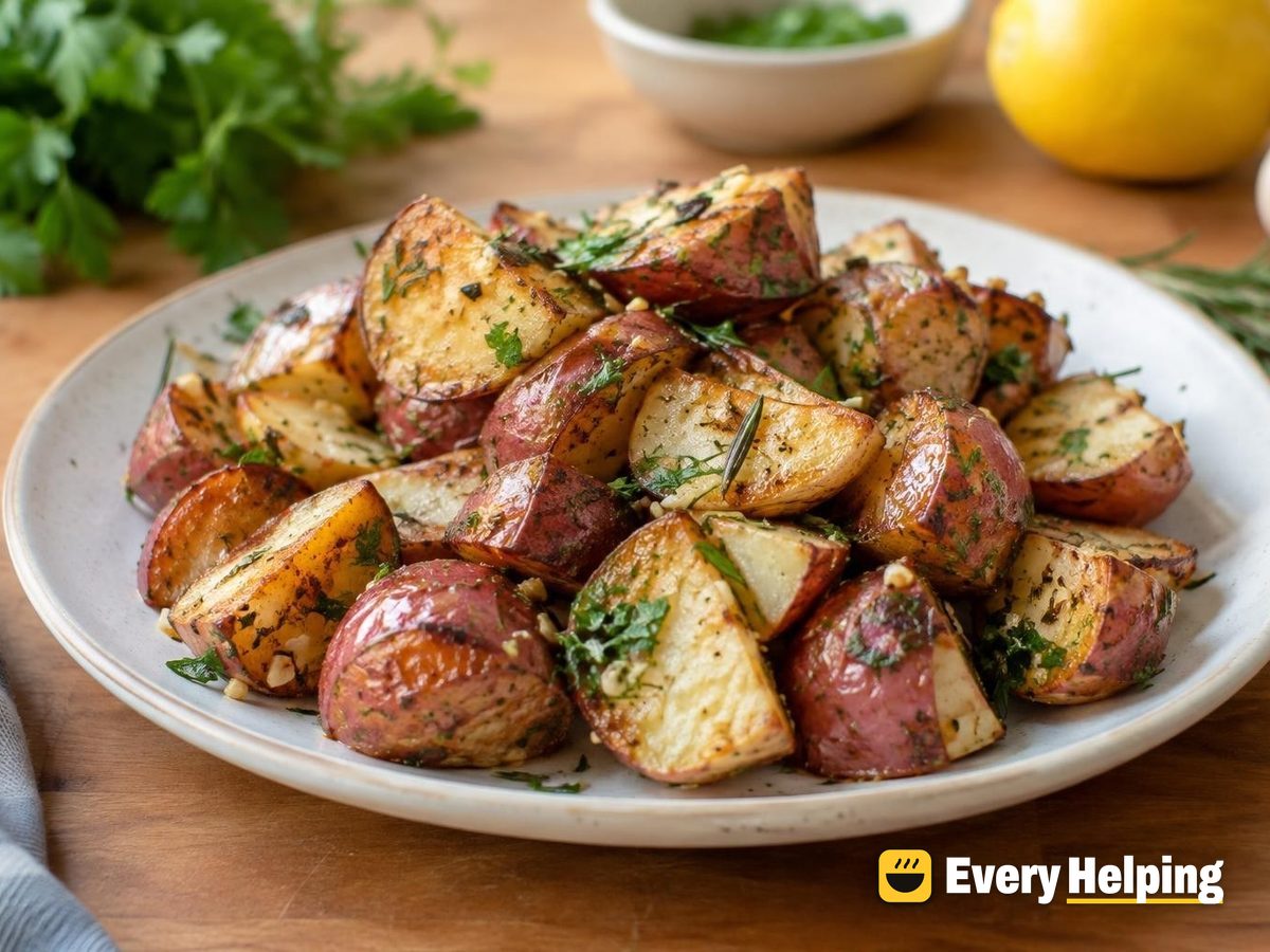 Garlic Herb Roasted Red Potatoes