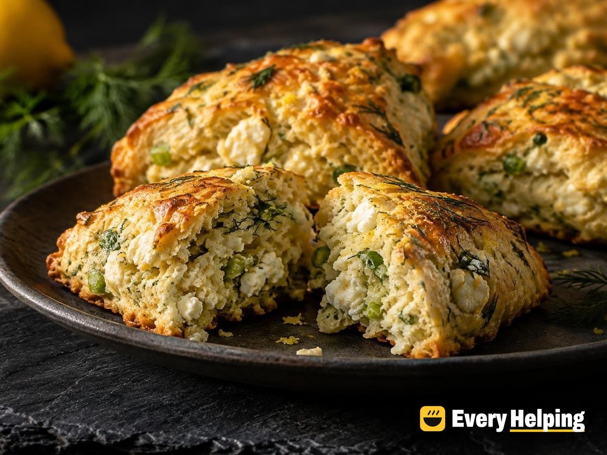 Dill Feta Lemon Scones