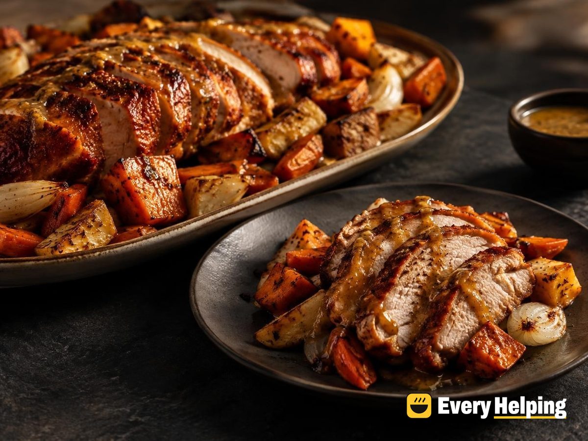 Smoky Paprika Turkey Breast with Roasted Roots