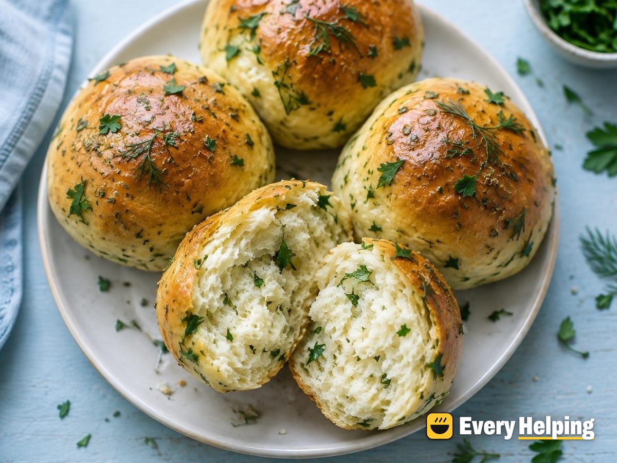 Soft Herb Milk Burger Buns