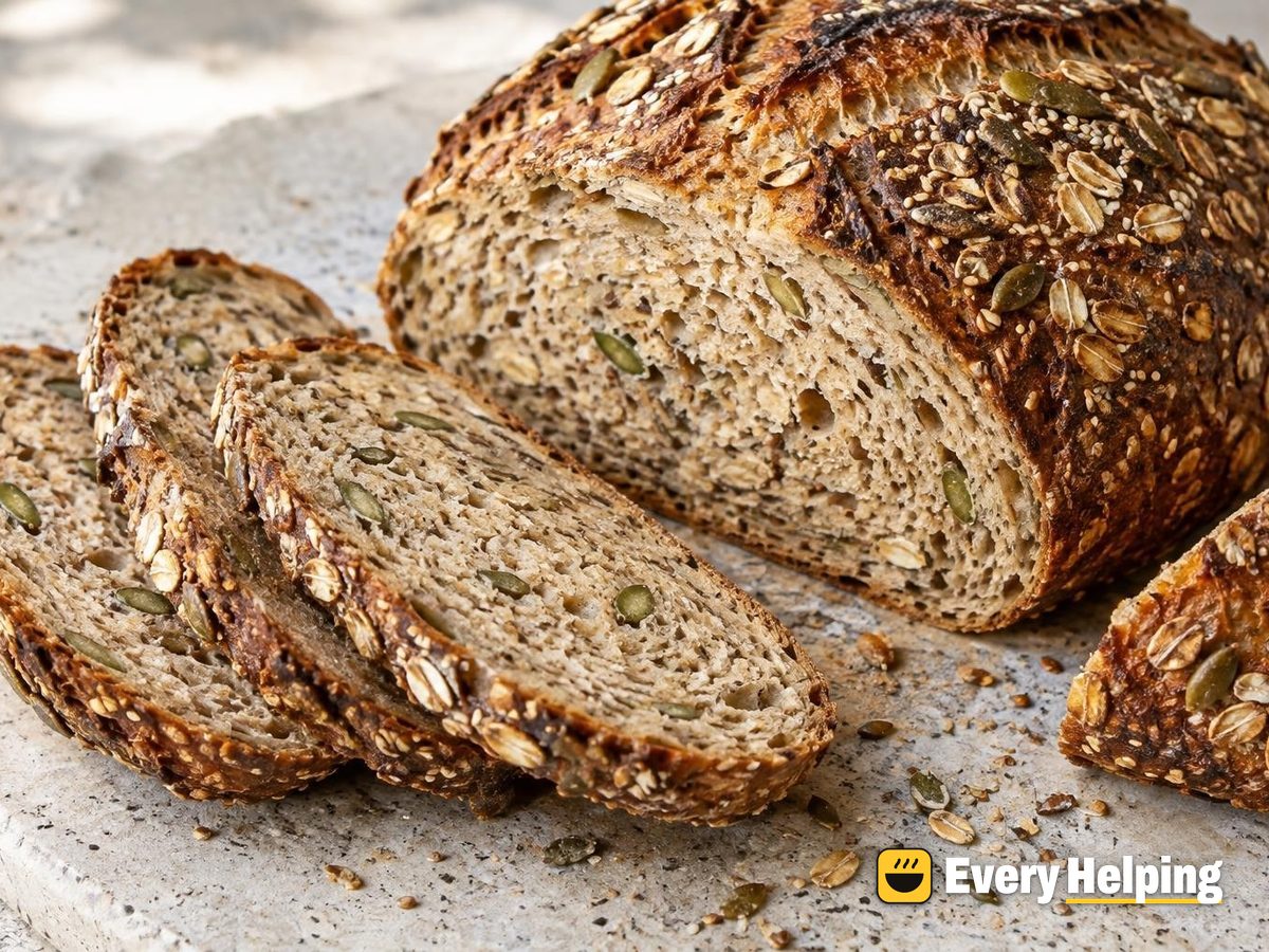 Toasted Oat and Seed Sourdough Batard