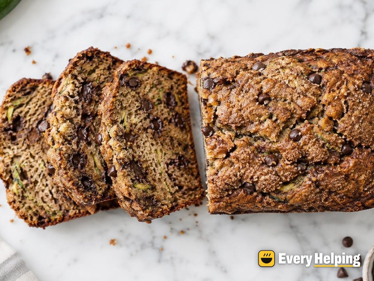 Chocolate Chip Cinnamon Zucchini Bread