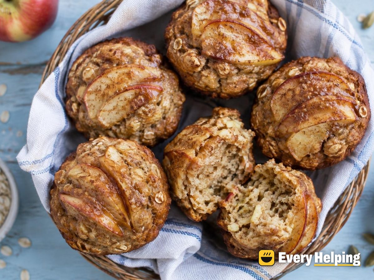 Buttermilk-Soaked Cardamom Apple Oat Muffins