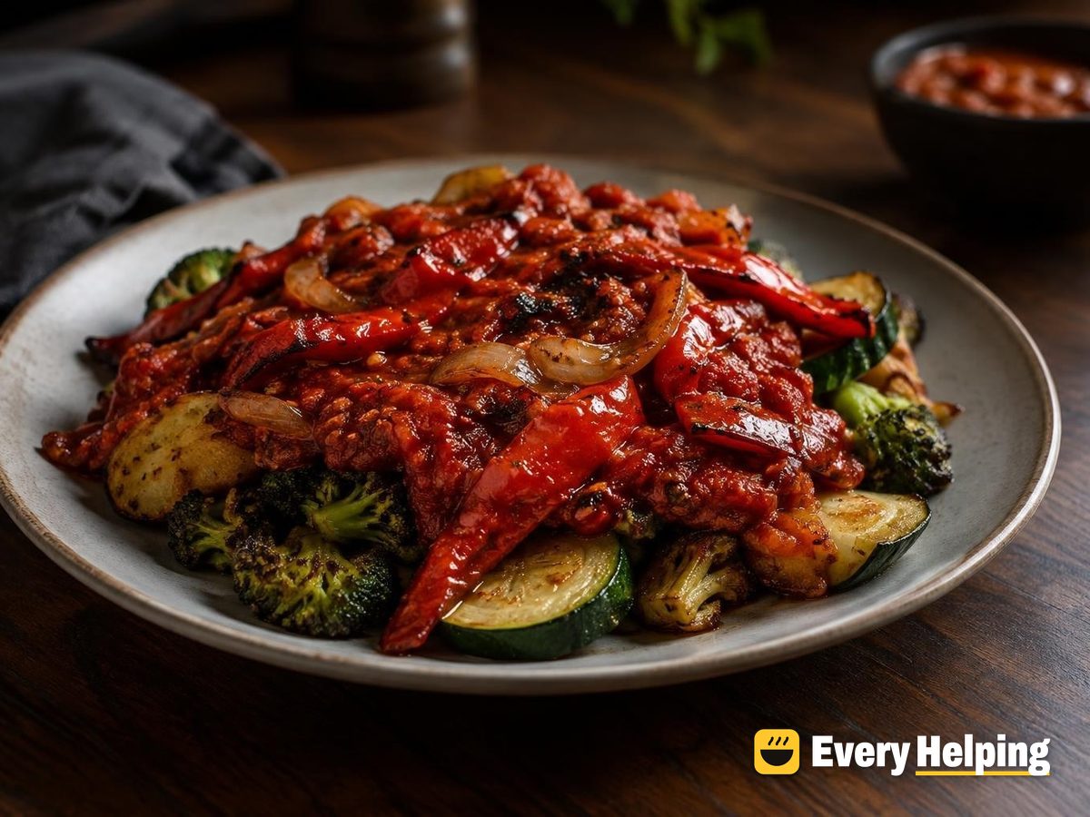 Charred Pepper and Tomato Sauce with Paprika