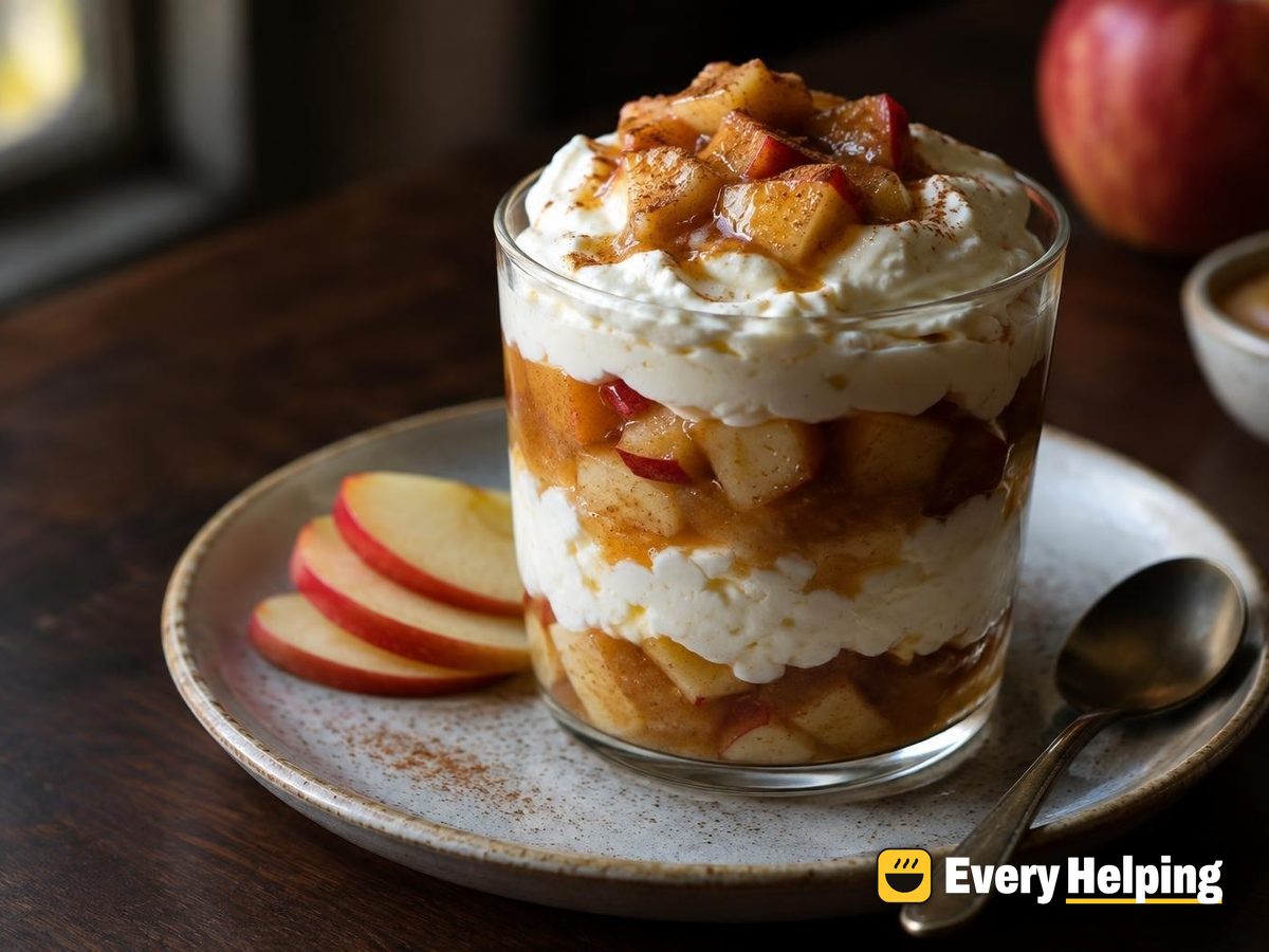 Maple Apple Cinnamon Cottage Cheese Parfait