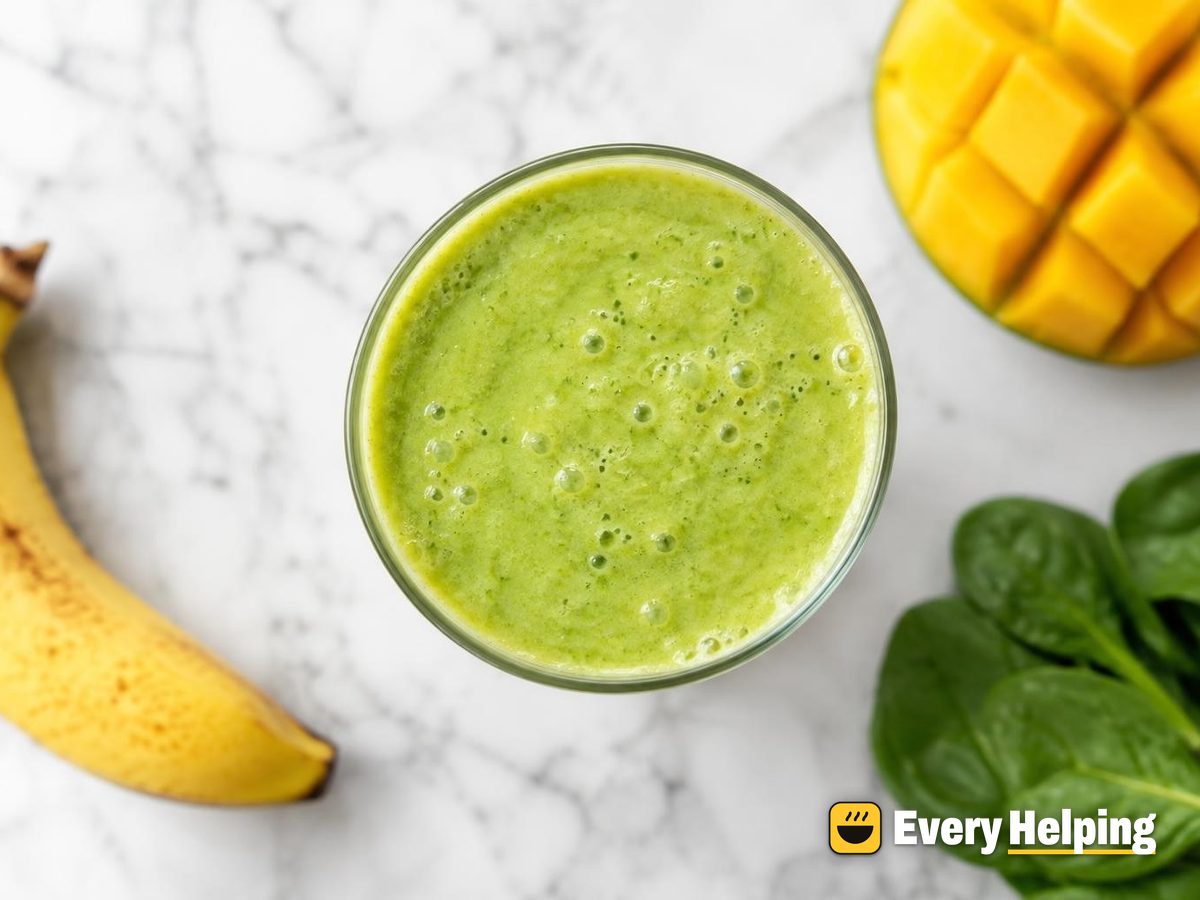 Ginger Green Tea Mango Banana Smoothie