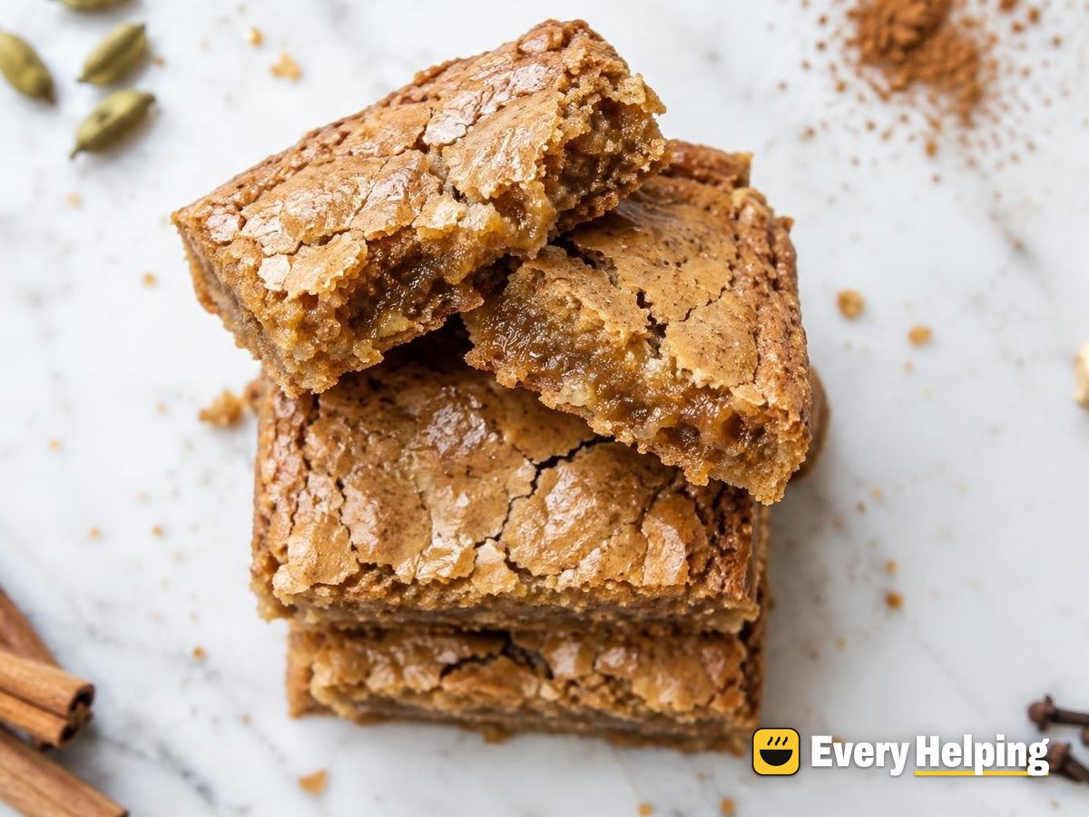 Brown Butter Chai-Spiced Blondies