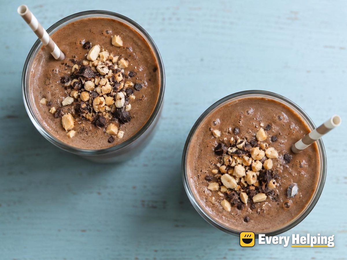 Chocolate Peanut Butter Banana Protein Shake