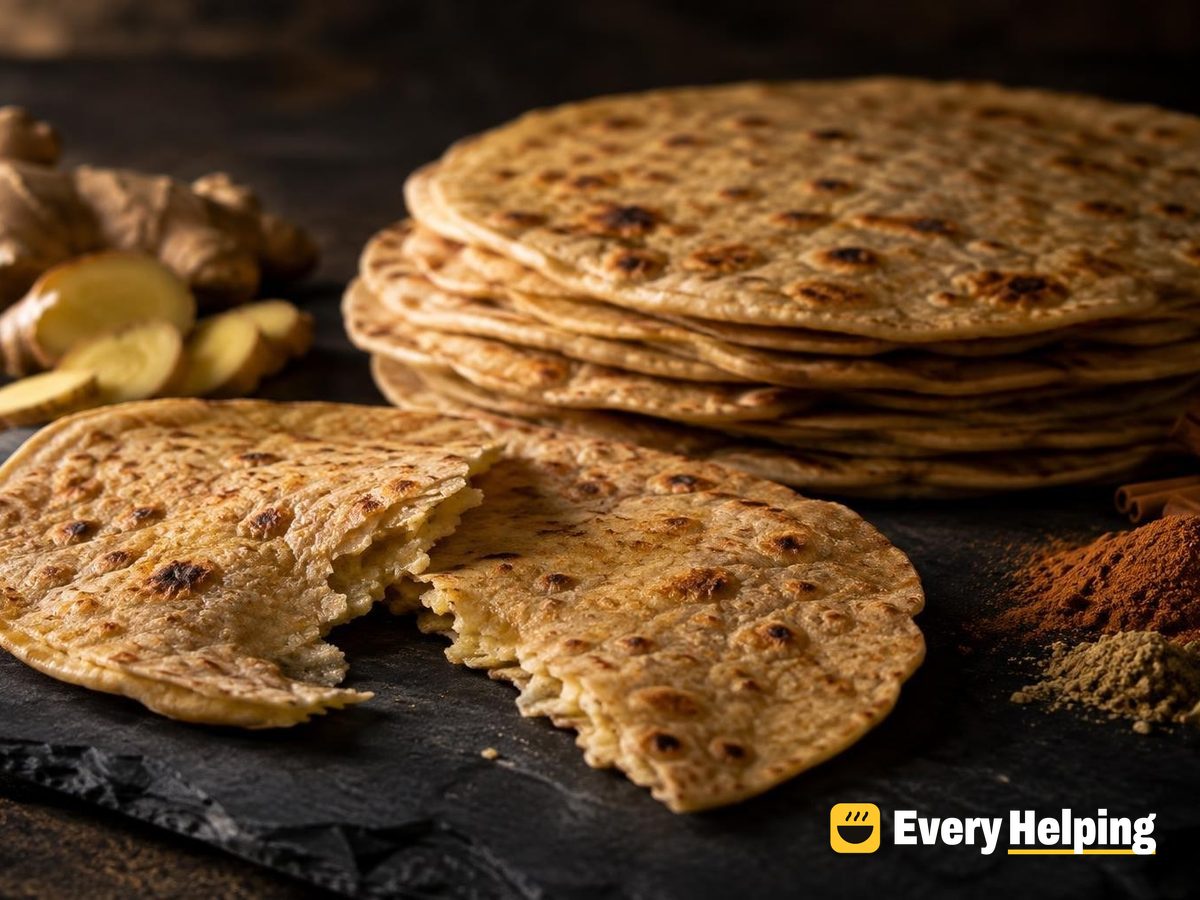 Ginger-Cinnamon Flour Tortillas