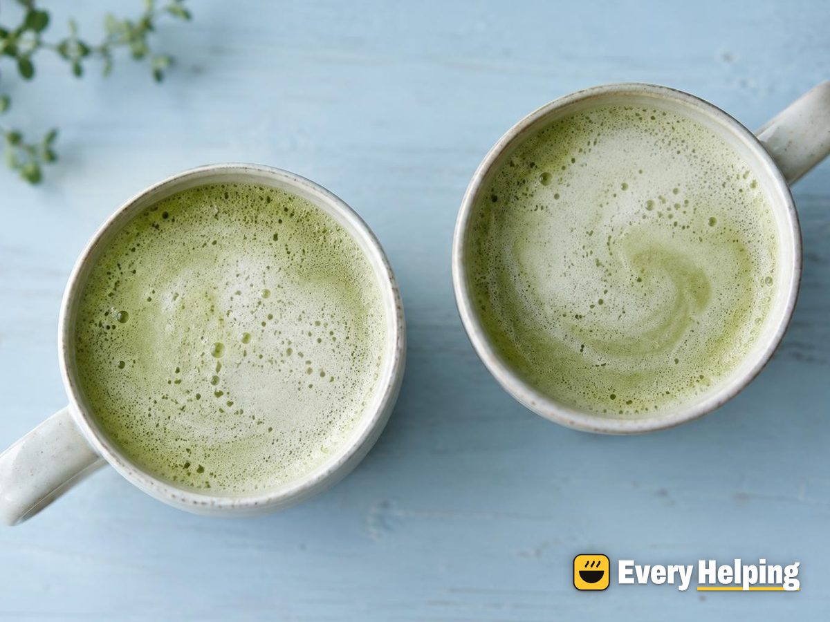 Frothy Vanilla Maple Matcha-Style Soy Latte