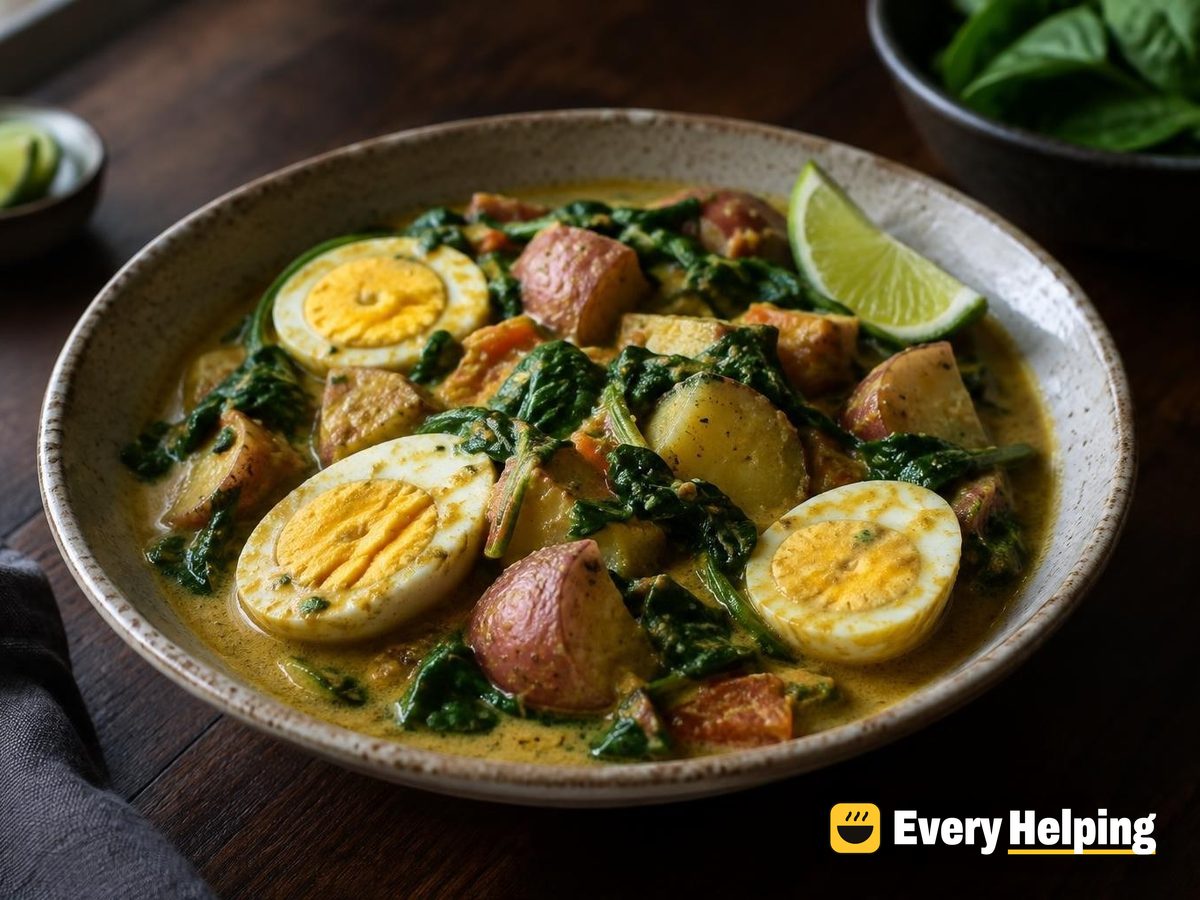 Kerala-Style Egg and Potato Coconut Curry