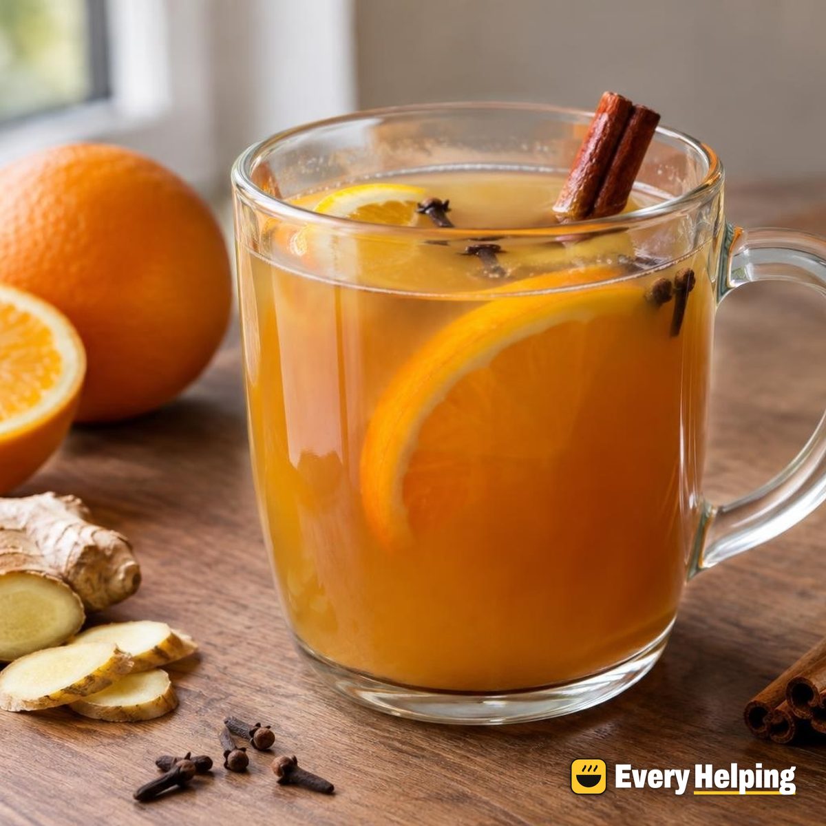 Spiced Hot Apple Orange Cider