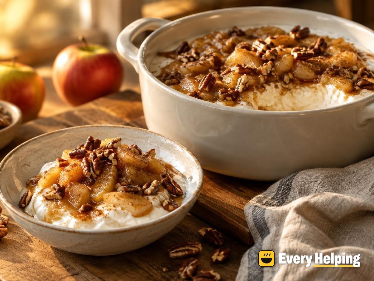 Classic Set Yogurt with Maple-Cinnamon Apples