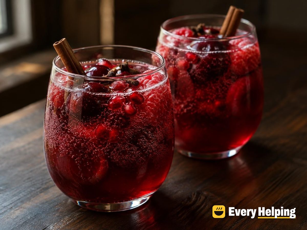 Cherry Pomegranate Cinnamon Clove Spritz