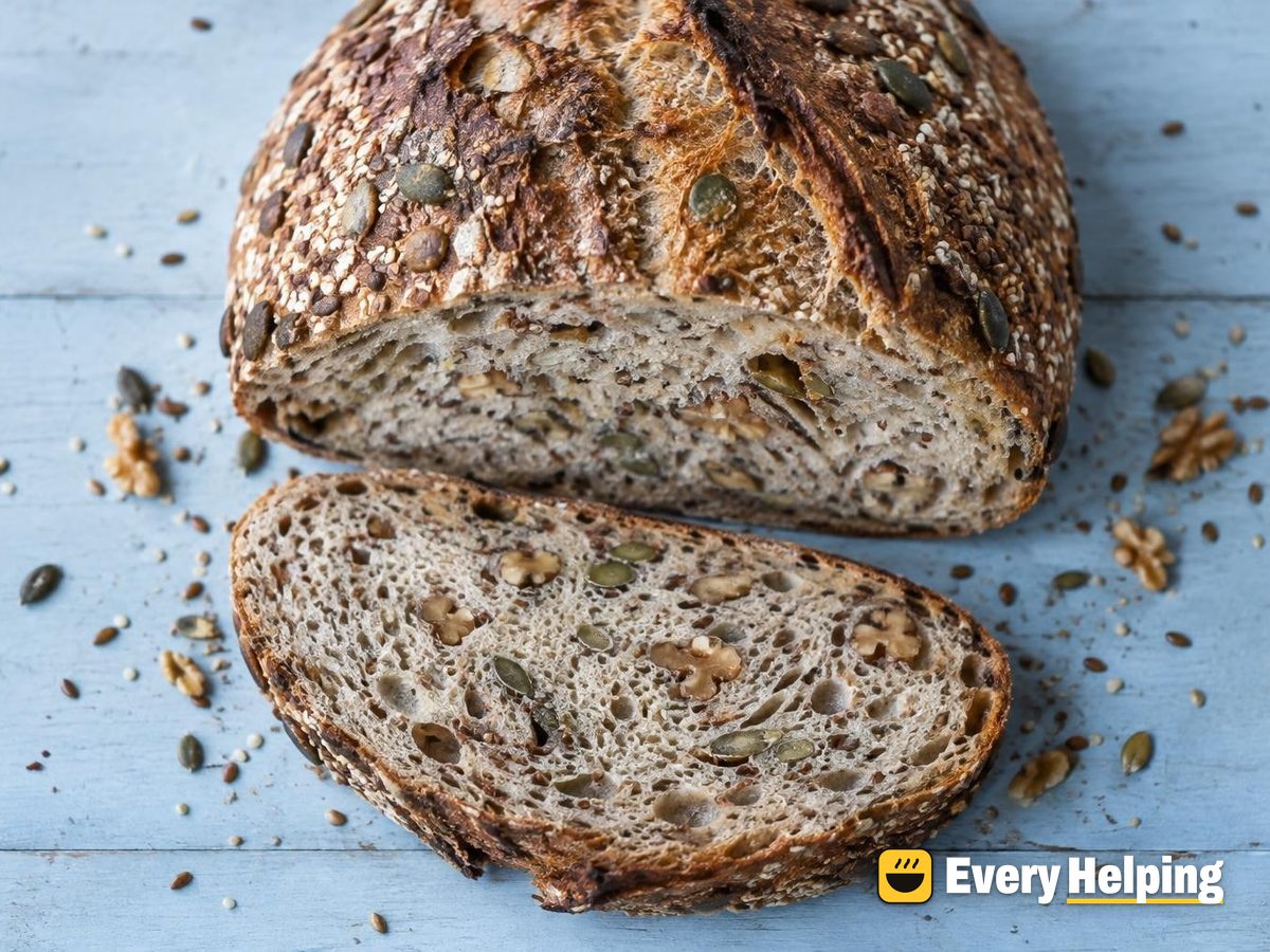 Toasted Walnut Pumpkin Seed Sourdough Boule