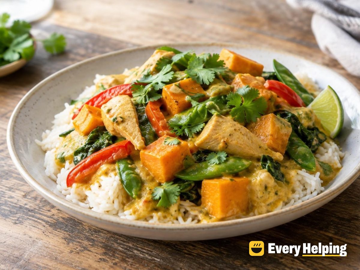 Turkey Breast Coconut Curry with Sweet Potato