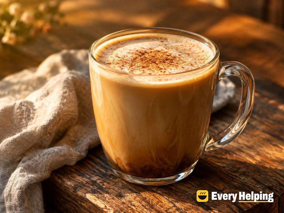 Brown Sugar Vanilla Americano with Steamed Milk