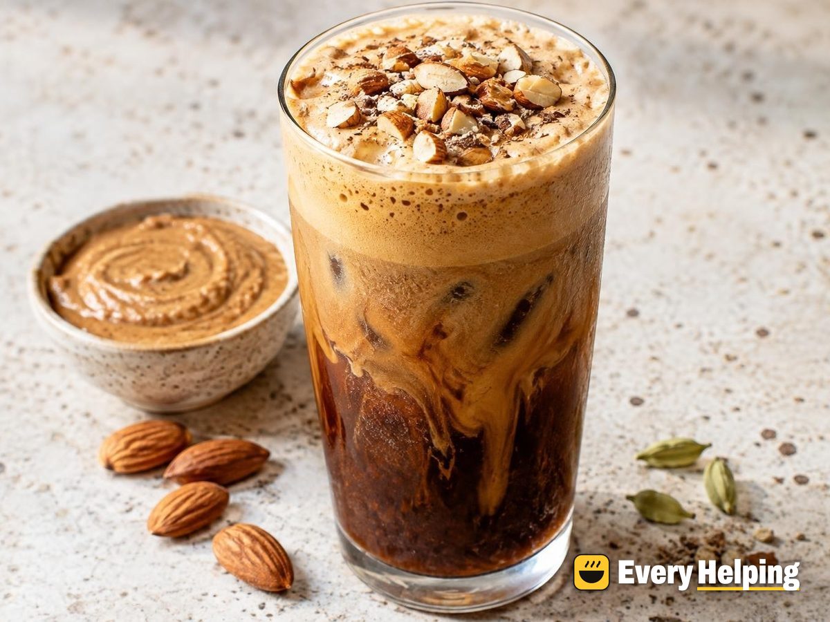Toasted Almond Butter Cardamom Shaken Espresso
