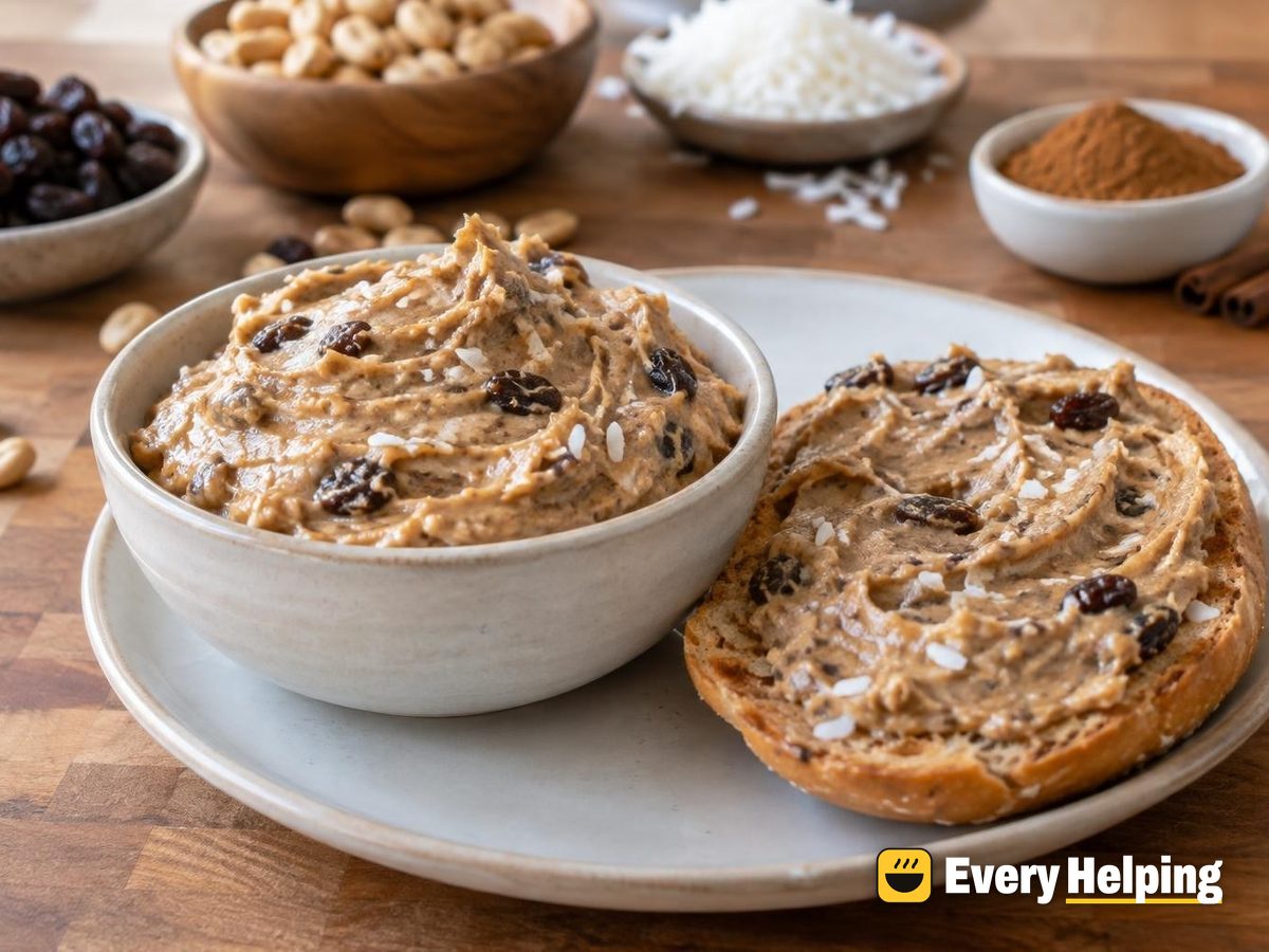 Cinnamon Raisin Coconut Peanut Butter