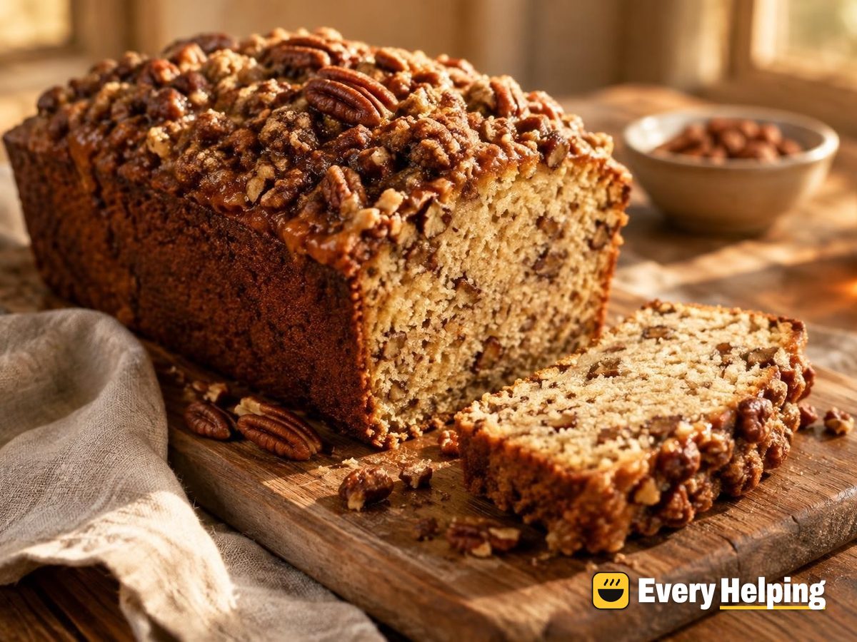 Maple Pecan Brown Sugar Loaf Cake