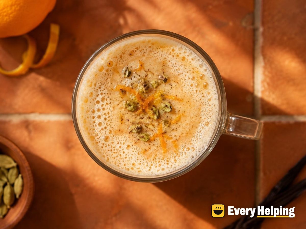 Orange Cardamom Vanilla Chai Latte