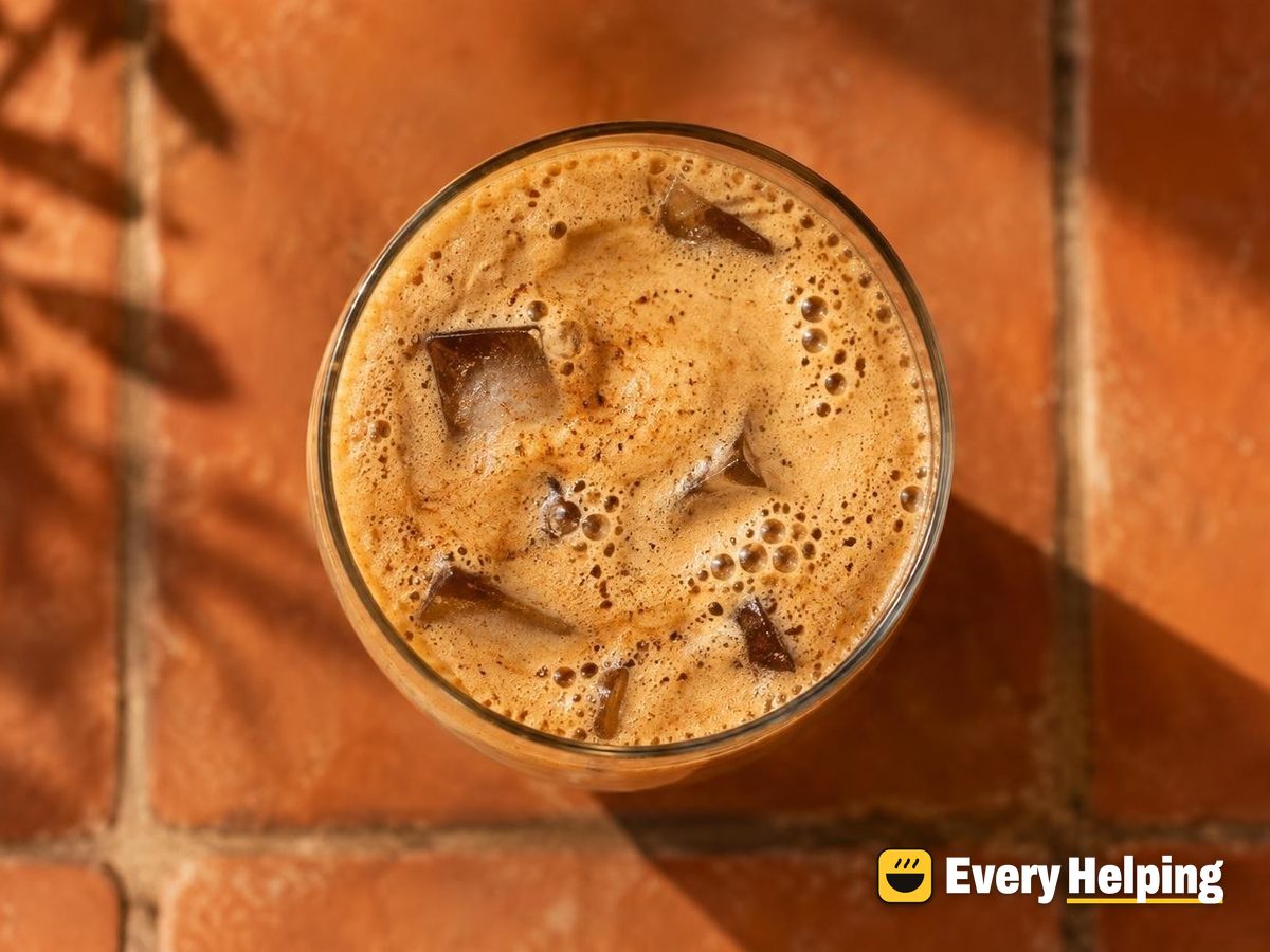 Date-Sweetened Gingerbread Shaken Iced Coffee