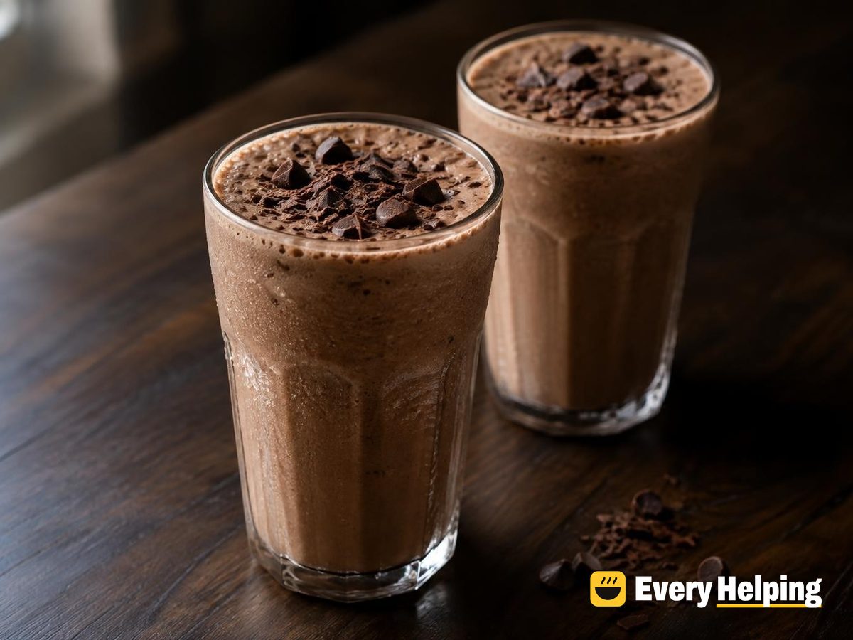Iced Chocolate Espresso Almond Milk Shake